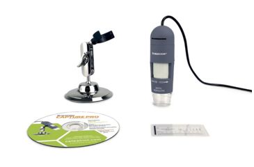 Image of Celestron Deluxe Handheld Digital Microscope Dual Axis, Gray, 44302-C