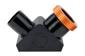 Image of Celestron Dielectric Star Diagonal, 1.25in w/ Twist-Lock, Black/Orange, 93571