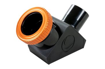 Image of Celestron Dielectric Star Diagonal, 1.25in w/ Twist-Lock, Black/Orange, 93571
