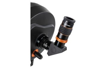 Image of Celestron Dielectric Star Diagonal, 1.25in w/ Twist-Lock, Black/Orange, 93571