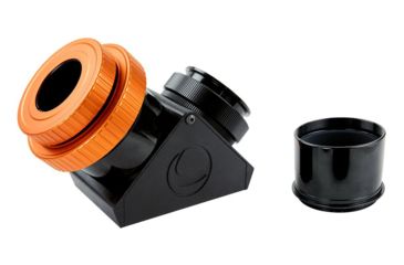 Image of Celestron Dielectric Star Diagonal, 2in w/ Twist-Lock, Black/Orange, 93573