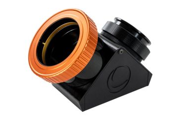 Image of Celestron Dielectric Star Diagonal, 2in w/ Twist-Lock, Black/Orange, 93573