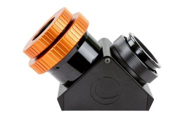 Image of Celestron Dielectric Star Diagonal, 2in w/ Twist-Lock, Black/Orange, 93573
