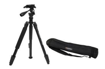 Image of Celestron Hummingbird Fast Action Pan Tilt Head Tripod, Black, 82051