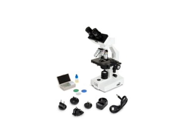 Image of Celestron Labs CB1000CF Biological Microscope, 0.91 in, LED, Dial, White, 44135