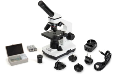 Image of Celestron Labs CM800 Compound LED Microscope,10x,20x Eyepieces and 4x,10x,40x Objective Lenses 44128