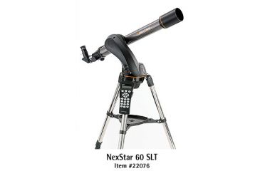 Image of Celestron NexStar 60 SLT Telescope Refractor 22076 w/ Star Locating Telescope Computer
