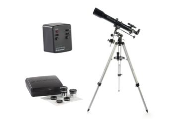 Image of Celestron PowerSeeker 70EQ Telescope 21037 w/ PowerSeeker Accessory Kit 94306 and Motor Drive 93514