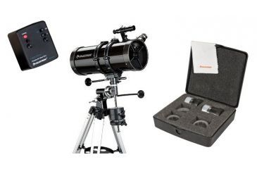 Image of Celestron PowerSeeker 127 EQ Newtonian Telescope 21049 w/ PowerSeeker Accessory Kit 94306 and Motor Drive 93514
