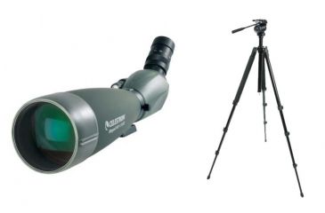Image of Celestron Regal M2 100ED Spotting Scope 52306 with Celestron TrailSeeker Tripod