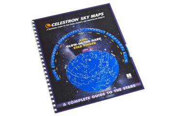 Image of Celestron Sky Maps Chart - Illustrated Star Map Atlas / Deep Sky objects Reference Guide 93722, EDEMO1