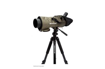 Image of OpticsPlanet Exclusive Celestron TrailSeeker 20-60x80mm Spotting Scope w/TS Tripod &amp; Smartphone Adapter, Black, 52332-OP-DS