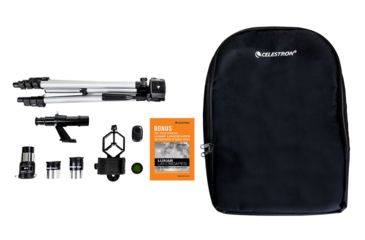 Image of Celestron Travel Scope 70DX, 10-168x Portable Telescope, Gray/Black, 22035