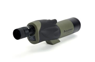 Image of Celestron Ultima 65 Straight Spotting Scope, 18-55x65 Zoom, Matte w/ Case 52249