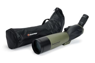 Image of Celestron Ultima 80 Angled Spotting Scope, 20-60x80mm, 45 Degree w/ Smartphone Adapter 52350