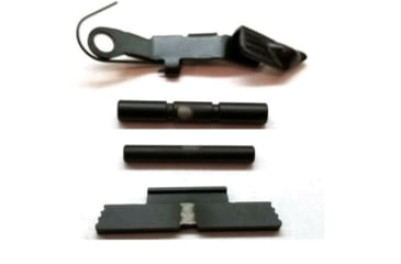 Image of Centennial Defense Systems Extended Control Kit w/Serrated Mag Release for Gen 1-3 Glock 10mm, .45ACP, 2 Pins, Black, 40136