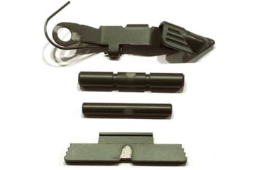 Image of Centennial Defense Systems Extended Control Kit w/Serrated Mag Release for Gen 1-3 Glock 9mm, .40S&amp;W, .357SIG, 2 Pins, OD Green, 40104