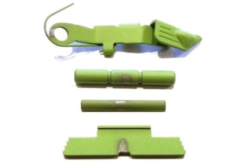 Image of Centennial Defense Systems Extended Control Kit w/Serrated Mag Release for Gen 1-3 Glock 9mm, .40S&amp;W, .357SIG, 2 Pins, Zombie Green, 40132