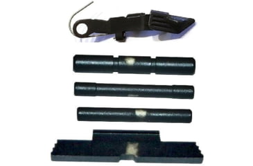 Image of Centennial Defense Systems Extended Control Kit w/Serrated Mag Release for Gen 4 Glock 9mm, .40S&amp;W, .357SIG, 3 Pins, Black, 40078