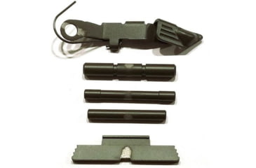 Image of Centennial Defense Systems Extended Control Kit w/Serrated Mag Release for Gen 4 Glock 9mm, .40S&amp;W, .357SIG, 3 Pins, OD Green, 40106