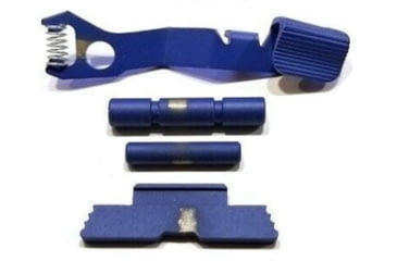 Image of Centennial Defense Systems Extended Control Kit for Glock 42/43, 2 Pins, Blue, 40407