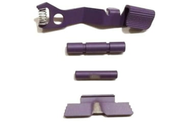 Image of Centennial Defense Systems Extended Control Kit for Glock 42/43, 2 Pins, Purple, 40415