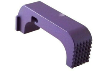 Image of Centennial Defense Systems Extended Mag Release for Glock 43X/48, Stippled, Purple, 20524