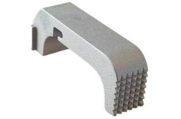 Image of Centennial Defense Systems Extended Mag Release for Glock 42/43, Stippled, Satin Aluminum, 20496