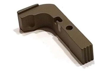 Image of Centennial Defense Systems Extended Mag Release w/2.5lb Spring for Gen 1-3 9mm, .40S&amp;W, .357SIG Glock, Serrated, Glock Tan, 20593