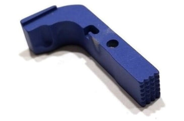 Image of Centennial Defense Systems Extended Mag Release w/2.5lb Spring for Gen 1-3 10mm, .45ACP Glock, Stippled, Blue, 20635