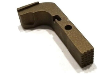 Image of Centennial Defense Systems Extended Mag Release w/2.5lb Spring for Gen 1-3 10mm, .45ACP Glock, Stippled, Burnt Bronze, 20636