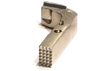 Image of Centennial Defense Systems Extended Mag Release w/2.5lb Spring for Gen 1-3 10mm, .45ACP Glock, Stippled, Nickel, 20641