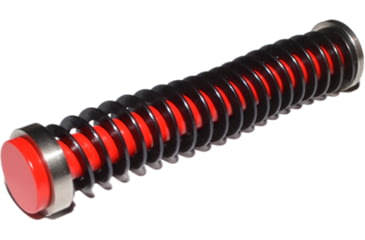 Image of Centennial Defense Systems Glock 26/27 Gen 1-5 CDS Stainless Single Spring Guide Rod Assembly, Red, 16lb Spring, 15240
