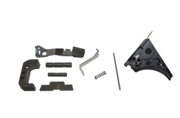 Image of Centennial Defense Systems Glock 43 Lower Parts Kit, Strippled,2.5lb Mag Catch Spring, Factory Trigger Spring Weight, OD Green, LPK-EXT-MOD98