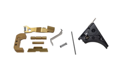 Image of Centennial Defense Systems Glock 43 Lower Parts Kit, Strippled, 5lb Mag Catch Spring, 25% Power Trigger Spring, TiN, LPK-EXT-MOD163