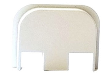 Image of Centennial Defense Systems Rear Slide Cover Plate for Gen 1-4 Glock, White, 30140