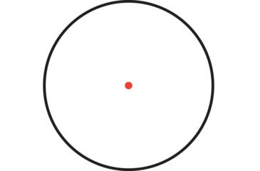 Image of Aimpoint CompM4 Red Dot Reflex Sight, 2 MOA Dot Reticle, Black, Semi Matte, Anodized, 11972
