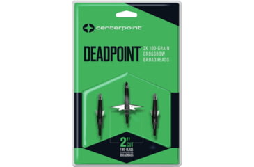 Image of CenterPoint Deadpoint Crossbow Broadhead, 100 gr, 3 pk, AXCPBH100
