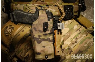 Image of Centrifuge Training NCP-E Negative Cant Plate &amp; TQ Mount, Left Hand, Ceracoted, Grey, AG-00274