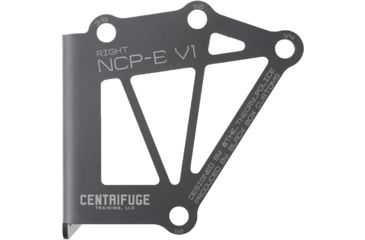 Image of Centrifuge Training NCP-E Negative Cant Plate &amp; TQ Mount, Left Hand, Ceracoted, Grey, AG-00274