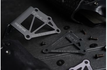 Image of Centrifuge Training NCP-E Negative Cant Plate &amp; TQ Mount, Left Hand, Ceracoted, Grey, AG-00274