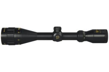 Image of Nikko Stirling Gameking Rifle Scope 3.5-10x44mm Adjustable Objective Red/Green Illuminated LRX Reticle Matte Black Finish