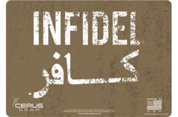 Image of Cerus Gear 3mm Promats 12''x17'' American Infidel Coyote