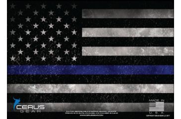 Image of Cerus Gear 3mm Promats 12''x17'' Police Support Thin Blue Line