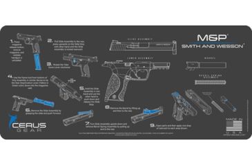 Image of Cerus Gear 3mm Promats 12''x27'' S&amp;w M&amp;p Shield Instctnl Grey