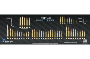Image of Cerus Gear 3mm Promats 12''x36'' Top Rifle Rounds Carbon Fiber