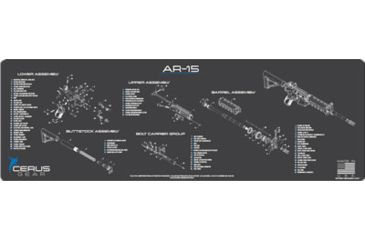 Image of Cerus Gear 3mm Promats 14''x48'' Ar-15 Magnum Schematic C Gray