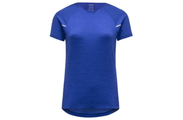 Image of GOREWEAR Vivid Running Shirt Womens in Ultramarine Blue Medium 8-10 Slim fit CEFD092E, 100757-BL00-40