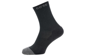 Image of GOREWEAR M Thermo Mid Socks in Black/Graphite Grey 10.5-12 Moisture Wicking A3DB5D2B, 100230-9991-XL