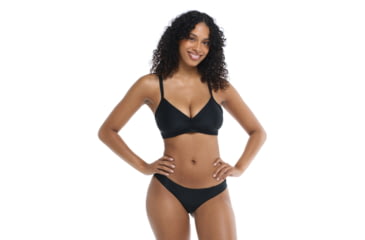 Image of Body Glove Smoothies Drew D-F Cup Swim Top - Black 3198F435, F, Black, 39506128D-068-F